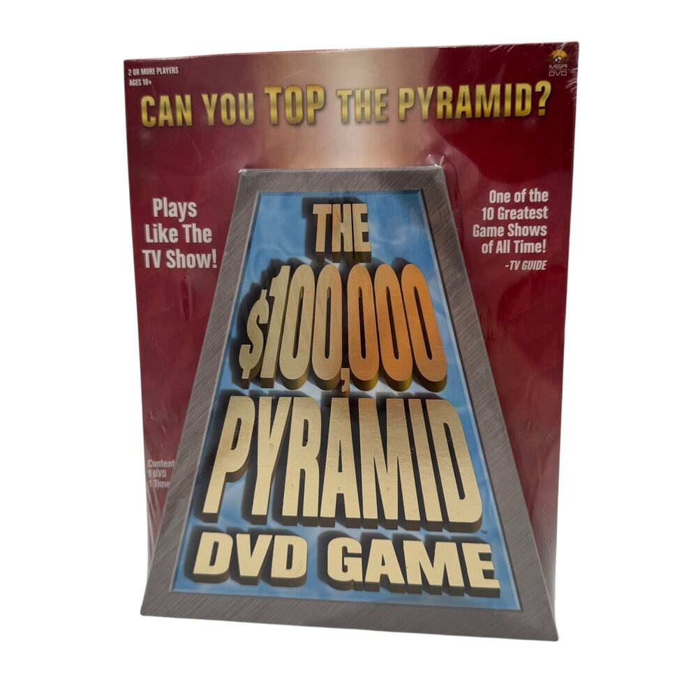 2006 Vintage The $100,000 Pyramid DVD Game Board Game NIB